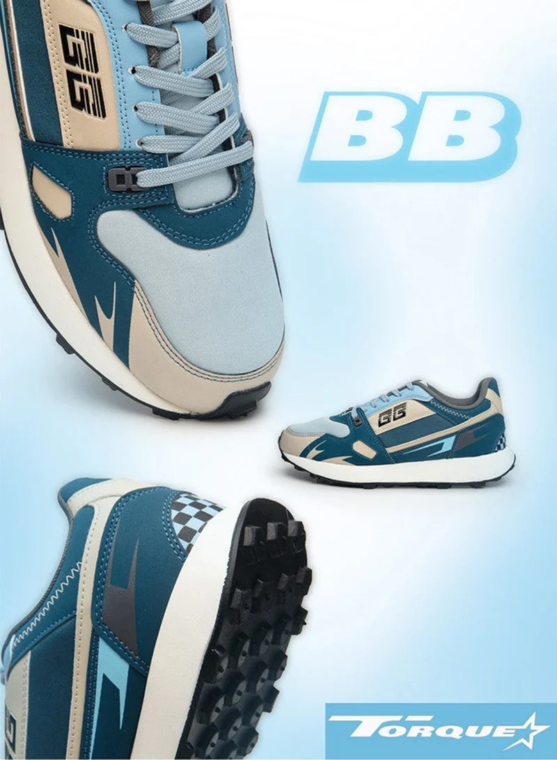 Bacca Bucci Titan Blue TORQUE Rugged Edge Activewear Sneakers for Men | Best Price UAE